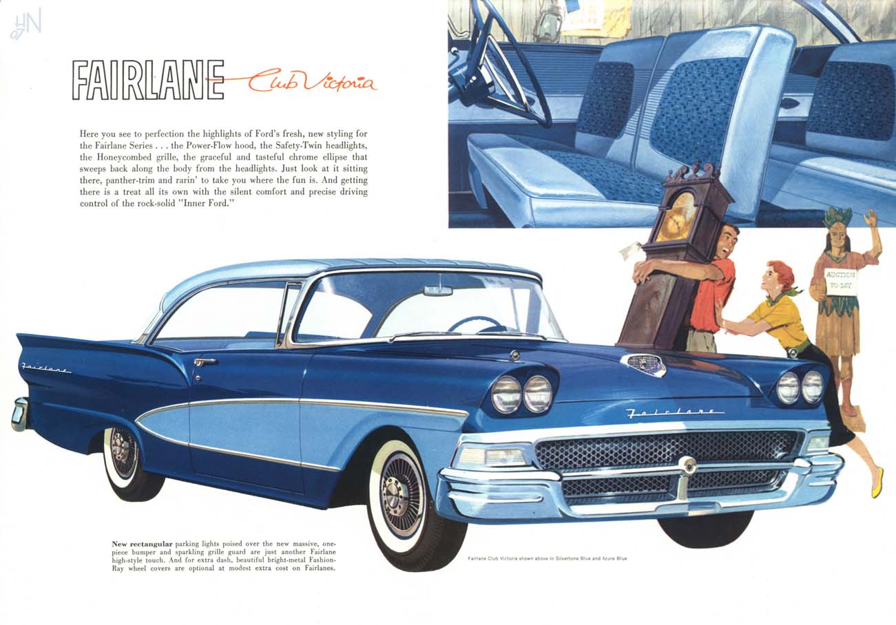 1958 Ford Fairlane Brochure Page 10